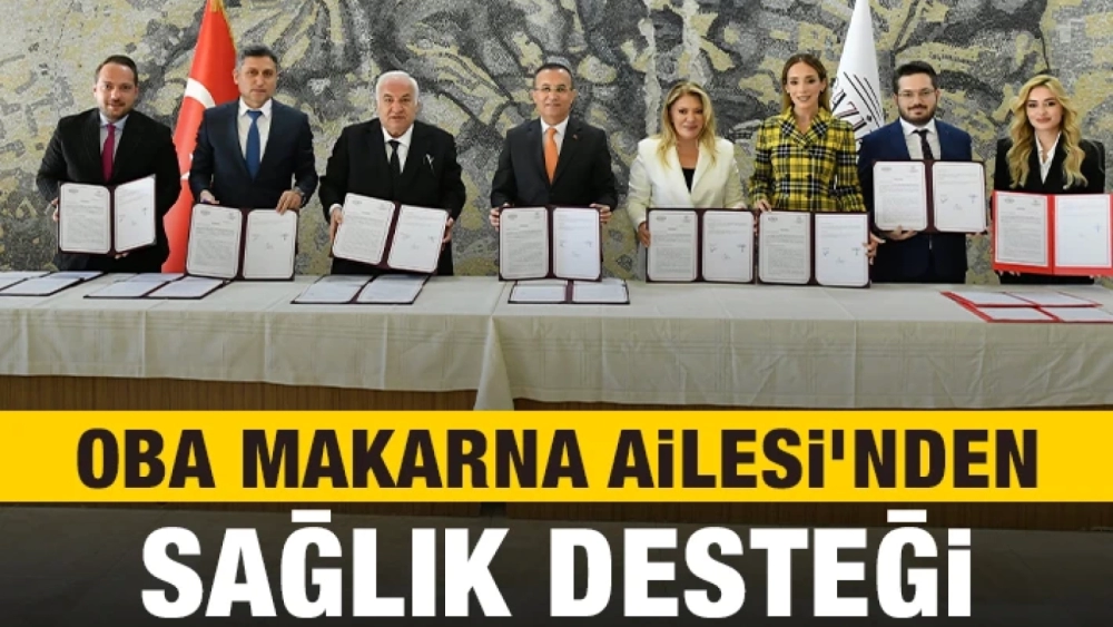 OBA Makarna Ailesi’nden Sağlık Desteği